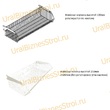 Торговый стеллаж с корзиной 1950*500*1000 - uralbiznesstroi.ru – Уфа
