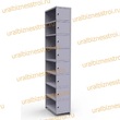  Шкаф сумочный разборный 300х500х1850 (ШхГхВ) 1х секционный 8-ячеечный S-0,8 мм (Дополнительная секция) - uralbiznesstroi.ru – Уфа
