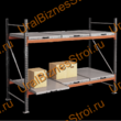 Стеллаж с выкатными платформами  2000*2700*1050 2 яруса 6 платформ - uralbiznesstroi.ru – Уфа