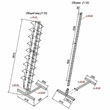 Стойка для прайс-листов одинарная, 8 ячеек, формат А4  - uralbiznesstroi.ru – Уфа