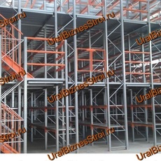 Мезонинный стеллаж 60м*32м 2 этажа 3840 м2 - uralbiznesstroi.ru – Уфа