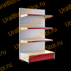 Торговый пристенный стеллаж 1950*500*1200 4 полки - uralbiznesstroi.ru – Уфа