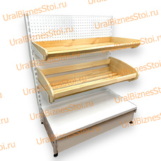 Торговый стеллаж для хлеба 1450*500*1200 3 полки - uralbiznesstroi.ru – Уфа