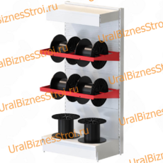 Торговый стеллаж для кабеля 1950*400*1000 4 катушки - uralbiznesstroi.ru – Уфа