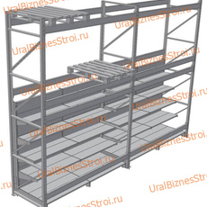 Стеллаж Cash & Carry 4000*7200*1050 - uralbiznesstroi.ru – Уфа
