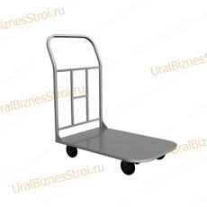 Телега грузовая платформенная ТПР-100 (500*800), г/п - 500 кг, два поворотных колеса - uralbiznesstroi.ru – Уфа