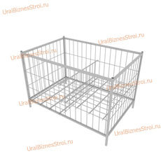 Корзина экспозиционная 1200х800х850(600) - uralbiznesstroi.ru – Уфа