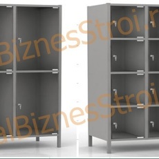  Шкаф сумочный разборный 300х500х1850 (ШхГхВ)  4-ячеечный S-0,8 мм - uralbiznesstroi.ru – Уфа