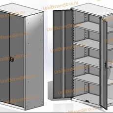 Шкаф архивный 1850*850*500 2-дверный - uralbiznesstroi.ru – Уфа