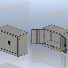 Антресоль для шкафа архивного 460*850*400 2-дверный - uralbiznesstroi.ru – Уфа