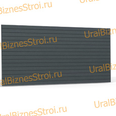 Экономпанель 2400*1200 графит (горизонтально) - uralbiznesstroi.ru – Уфа