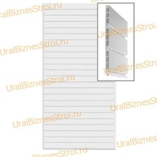 Экономпанель 1200*2400 РР пластик белая (вертикально) - uralbiznesstroi.ru – Уфа
