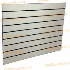 Экономпанель 1200*2400 (NS черн. МДФ) белая (Вертикально) - uralbiznesstroi.ru – Уфа