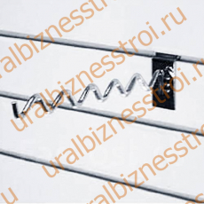 F 107 Кронштейн- змейка, 300 мм., хром - uralbiznesstroi.ru – Уфа