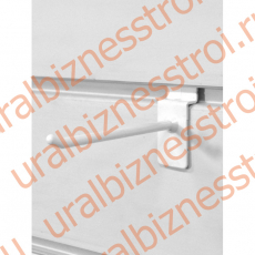 FP291 Крючок пластиковый,белый 150 мм - uralbiznesstroi.ru – Уфа