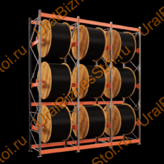 Прямые кабельные стеллажи на базе паллетных стеллажей - uralbiznesstroi.ru – Уфа