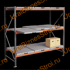 Стеллаж с выкатными платформами  2500*2700*1050 3 яруса 9 платформ - uralbiznesstroi.ru – Уфа