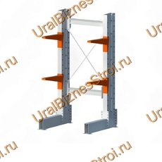 Стеллаж консольный односторонний 2000x1150x1070 мм тяжелый 3 яруса - uralbiznesstroi.ru – Уфа
