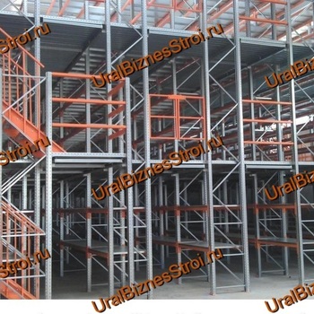 Мезонинный стеллаж 60м*32м 2 этажа 3840 м2 - uralbiznesstroi.ru – Уфа