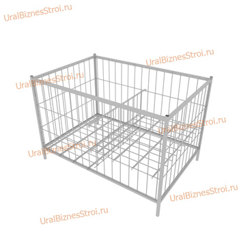 Корзина экспозиционная 1200х800х850(600) - uralbiznesstroi.ru – Уфа