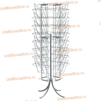 Стойка для газет 4-х сторонняя, 32 ячейки, формат А3 - uralbiznesstroi.ru – Уфа