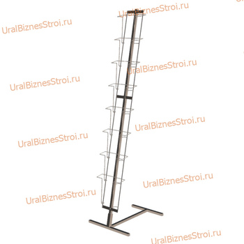Стойка для прайс-листов одинарная, 8 ячеек, формат А4  - uralbiznesstroi.ru – Уфа