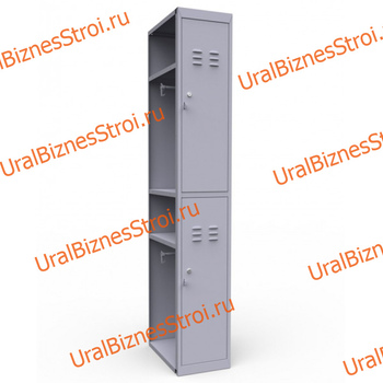 Шкаф гардеробный двухсекционный две двери (Дополнительная секция)  1850*500*300 S-0,7мм - uralbiznesstroi.ru – Уфа