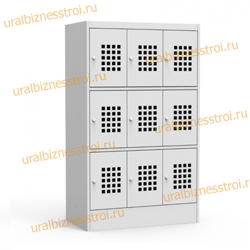  Шкаф сумочный разборный 900х500х1400 (ШхГхВ) 8-ячеечный (стол-тумба из нержавайки) S-0,6 мм - uralbiznesstroi.ru – Уфа