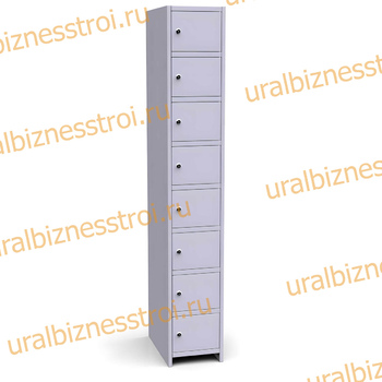  Шкаф сумочный разборный 400х500х1850 (ШхГхВ) 1х секционный 8-ячеечный S-0,7 мм (Основная секция) - uralbiznesstroi.ru – Уфа