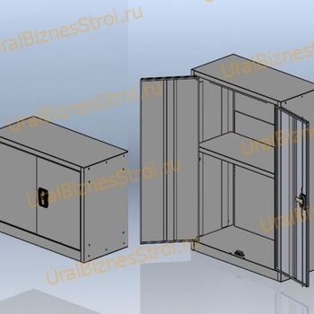 Антресоль для шкафа архивного 925*850*400 2-дверный - uralbiznesstroi.ru – Уфа