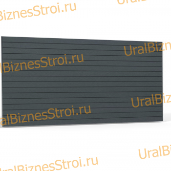 Экономпанель 2400*1200 графит (горизонтально) - uralbiznesstroi.ru – Уфа