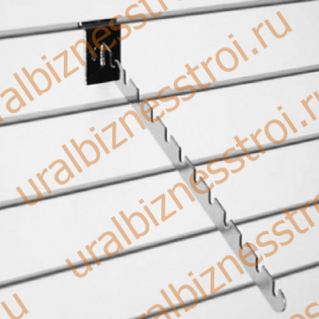 F 110 Держатель наклонный с 10-ю выемками, 400 мм, хром - uralbiznesstroi.ru – Уфа