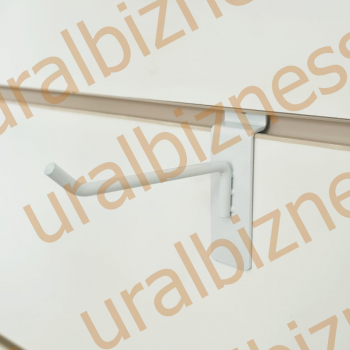 F 290 Крючок 100 мм белый (4мм) - uralbiznesstroi.ru – Уфа