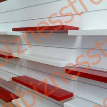 Полка ЛДСП/1200*300/(красная) - uralbiznesstroi.ru – Уфа